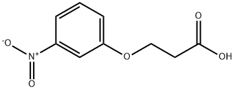 3-(3-Nitrophenoxy)propionic Acid 구조식 이미지