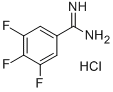 3,4,5-TRIFLUORO-BENZAMIDINE HYDROCHLORIDE Structure