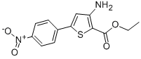 ETHYL 3-AMINO-5-(4-NITROPHENYL)THIOPHEN& 구조식 이미지