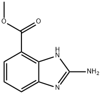 메틸2-AMino-1H-벤조이미다졸-4-카르복실레이트 구조식 이미지