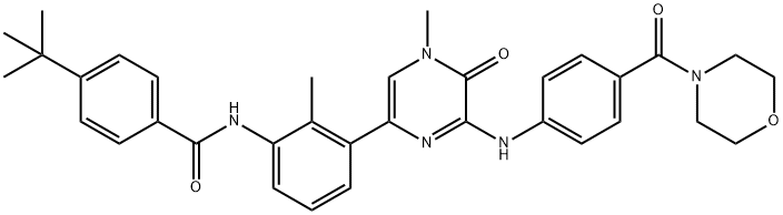 910232-84-7 N-[3-[4,5-Dihydro-4-methyl-6-[[4-(4-morpholinylcarbonyl)phenyl]amino]-5-oxo-2-pyrazinyl]-2-methylphenyl]-4-(tert-butyl)benzamide