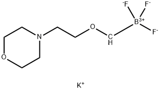 칼륨[2-(모르폴린-4-일)에톡시]메틸트리플루오로보레이트 구조식 이미지