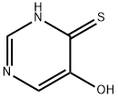 4(1H)-Pyrimidinethione, 5-hydroxy- (9CI) Structure