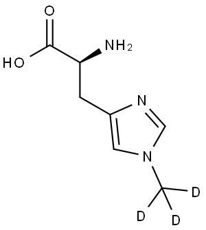 L-N-TAU-METHYL-D3-HISTIDINE Structure