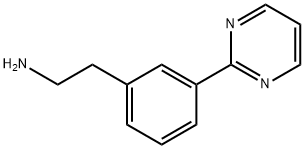 2-(3-(pyriMidin-2-yl)phenyl)ethanaMine Structure