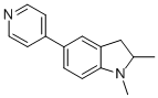 1,2-DIMETHYL-5-(4-PYRIDINYL)INDOLINE Structure