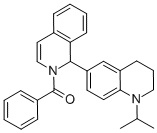 6-(2-BENZOYL-1,2-DIHYDRO-1-ISOQUINOLINYL)-1-ISOPROPYL-1,2,3,4-TETRAHYDROQUINOLINE Structure