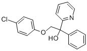 2-(4-CHLOROPHENOXY)-1-PHENYL-1-(2-PYRIDINYL)ETHANOL Structure