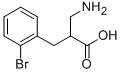 2-AMINOMETHYL-3-(2-BROMO-PHENYL)-PROPIONIC ACID Structure