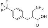 2-아미노메틸-3-(4-트리플루오로메틸-페닐)-프로피온산 구조식 이미지