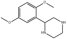 2-(2,5-DIMETHOXYPHENYL)PIPERAZINE Structure