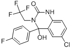 6-CHLORO-4-(4-FLUORO-PHENYL)-4-HYDROXY-3-(2,2,2-TRIFLUORO-ETHYL)-3,4-DIHYDRO-1H-QUINAZOLIN-2-ONE Structure
