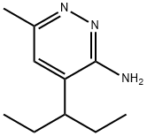 6-methyl-4-(pentan-3-yl)pyridazin-3-amine Structure