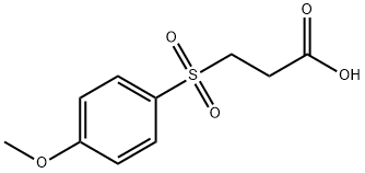 3-[(4-METHOXYPHENYL)SULFONYL]PROPANOIC ACID Structure