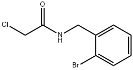 N-(2-Bromobenzyl)-2-chloroacetamide Structure