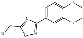 5-(CHLOROMETHYL)-3-(3,4-DIMETHOXYPHENYL)-1,2,4-OXADIAZOLE Structure