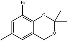 4H-1,3-BENZODIOXIN,8-BROMO-2,2,6-TRIMETHYL- 구조식 이미지