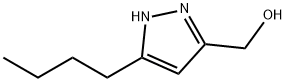 1H-Pyrazole-3-methanol,  5-butyl- Structure