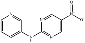 2-PyriMidinaMine, 5-nitro-N-3-pyridinyl- Structure