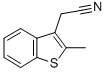 3-시아노메틸-2-메틸벤조[B]티오펜 구조식 이미지