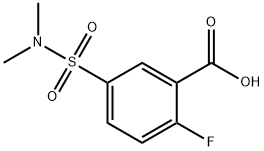 5-(N,N-diMethylsulfaMoyl)-2-fluorobenzoic acid Structure