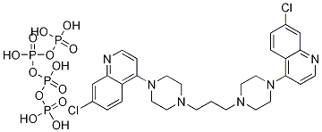 Piperaquine Tetraphosphate Structure