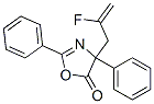 5(4H)-Oxazolone,  4-(2-fluoro-2-propenyl)-2,4-diphenyl-  (9CI) Structure