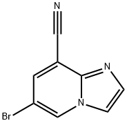 IMidazo[1,2-a]pyridine-8-carbonitrile, 6-broMo- 구조식 이미지