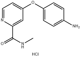 4-(4-아미노페녹시)-피리딘-2-카르복실산아미드히드로클로라이드 구조식 이미지