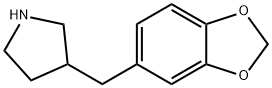 3-(1,3-BENZODIOXOL-5-YLMETHYL)-PYRROLIDINE Structure