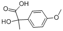 2-Hydroxy-2-(4-methoxyphenyl)propionic acid Structure
