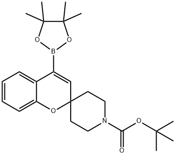 tert-butyl 4-(4,4,5,5-tetraMethyl-1,3,2-dioxaborolan-2-yl)spiro[chroMene-2,4'-piperidine]-1'-carboxylate Structure