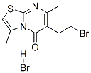 6-(2-bromoethyl)-3,7-dimethyl-5H-thiazolo[3,2-a]pyrimidin-5-one monohydrobromide  Structure