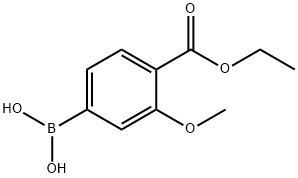 4-ETHOXYCARBONYL-3-METHOXYPHENYLBORONIC ACID Structure