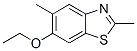 Benzothiazole, 6-ethoxy-2,5-dimethyl- (7CI) Structure