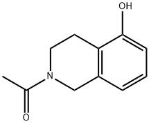 2-Acetyl-5-hydroxy-1,2,3,4-tetrahydroisoquinoline Structure