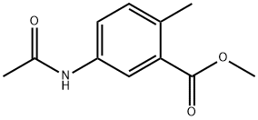메틸5-아세트아미도-2-메틸-벤조에이트 구조식 이미지