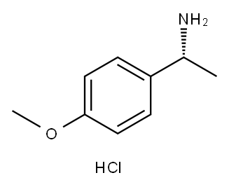 (R)-(+)-1-(4-METHOXYPHENYL)ETHYLAMINE-HCl 구조식 이미지