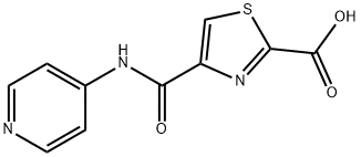 911466-98-3 2-Thiazolecarboxylic  acid,4-[(4-pyridinylamino)carbonyl]-