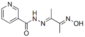 N'-[2-(Hydroxyimino)-1-methylpropylidene]-3-pyridinecarbohydrazide 구조식 이미지