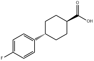 4-trans-(4-fluorophenyl)cyclohexanecarboxylic acid Structure