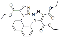 1-[8-[5-(Ethoxycarbonyl)-1H-1,2,3-triazol-1-yl]naphthalen-1-yl]-1H-1,2,3-triazole-4,5-dicarboxylic acid diethyl ester 구조식 이미지