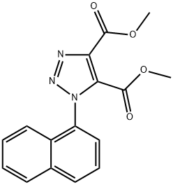 1-(1-Naphtyl)-1H-1,2,3-triazole-4,5-dicarboxylic acid dimethyl ester Structure