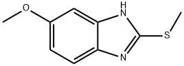 5-METHOXY-2-(METHYLTHIO)BENZIMIDAZOLE Structure