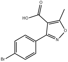 3-(4-bromophenyl)-5-methylisoxazole-4-carboxylic acid Structure