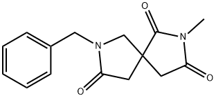 2,7-Diazaspiro[4.4]nonane-1,3,8-trione, 2-Methyl-7-(phenylMethyl)- Structure