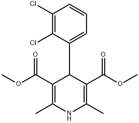 Felodipine 3,5-DiMethyl Ester 구조식 이미지