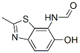 포름아미드,N-(6-히드록시-2-메틸-7-벤조티아졸릴)-(7CI) 구조식 이미지