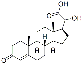 20-Hydroxy-3-oxopregn-4-en-21-oic acid Structure