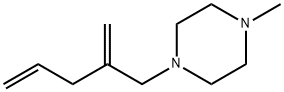 Piperazine, 1-methyl-4-(2-methylene-4-pentenyl)- (7CI) Structure